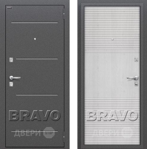 Входная металлическая Дверь Bravo Оптим Фит Pine Feelwood в Зарайске