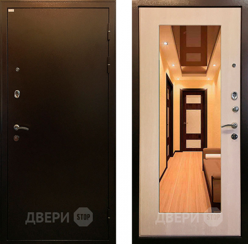 Входная металлическая Дверь Ратибор Милан 3К зеркало Экодуб в Зарайске