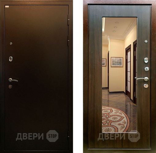 Входная металлическая Дверь Ратибор Милан зеркало Эковенге в Зарайске