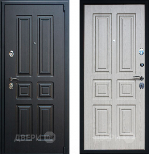 Входная металлическая Дверь АСД Атлант Белёный дуб в Зарайске