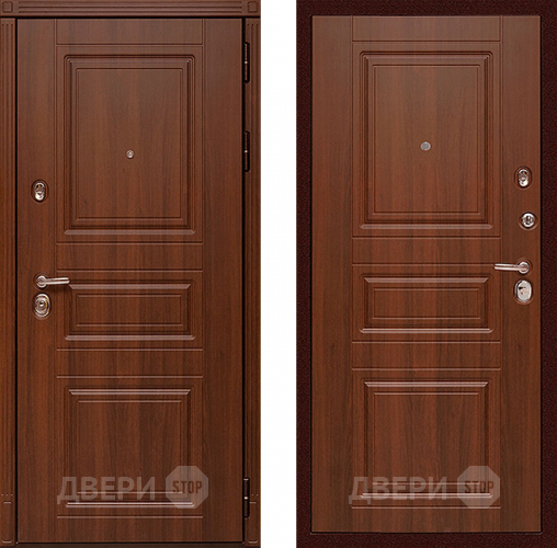 Входная металлическая Дверь Сударь МД-25 Орех бренди в Зарайске