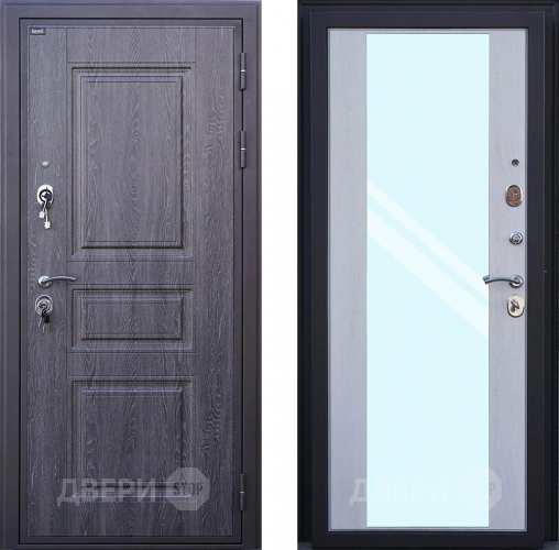 Входная металлическая Дверь Шелтер (SHELTER) Филадельфия Зеркало в Зарайске