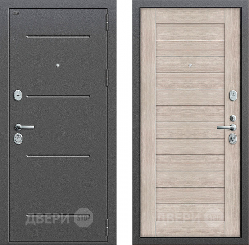 Входная металлическая Дверь Groff Т2-221 Cappuccino Veralinga в Зарайске