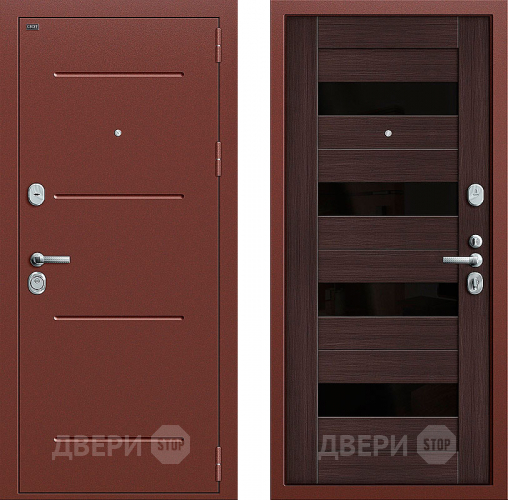 Входная металлическая Дверь Groff Т2-223 Wenge Veralinga в Зарайске