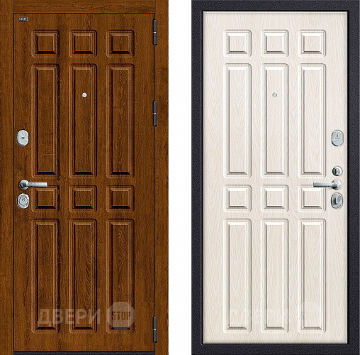 Входная металлическая Дверь Groff P3-315 Французский Дуб/Беленый Дуб в Зарайске