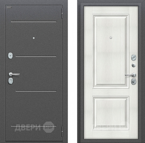 Входная металлическая Дверь Bravo Оптим Стиль Bianco Veralinga в Зарайске