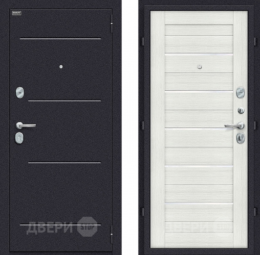 Входная металлическая Дверь Bravo Оптим Техно Bianco Veralinga в Зарайске