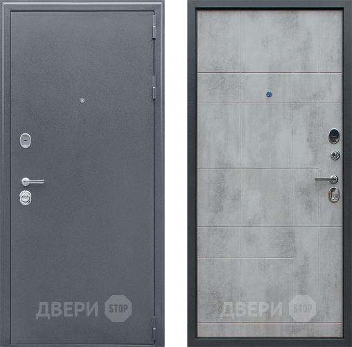 Входная металлическая Дверь АСД Спартак-Б Бетон светлый в Зарайске