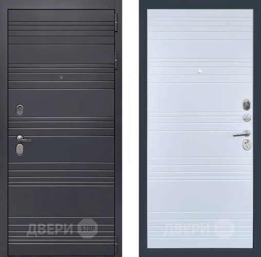 Входная металлическая Дверь Престиж Лига Белый матовый в Зарайске