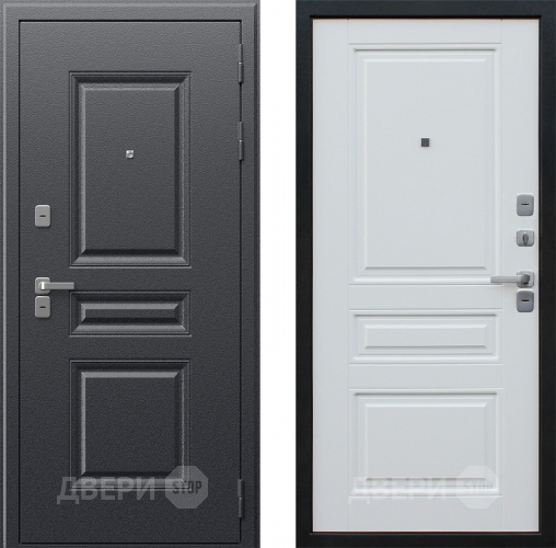 Входная металлическая Дверь АСД Терморазрыв Диксон Белый матовый в Зарайске