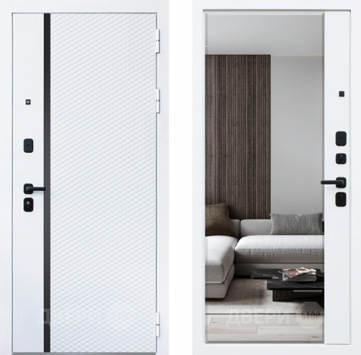 Входная металлическая Дверь АСД Ливерпуль с зеркалом в Зарайске