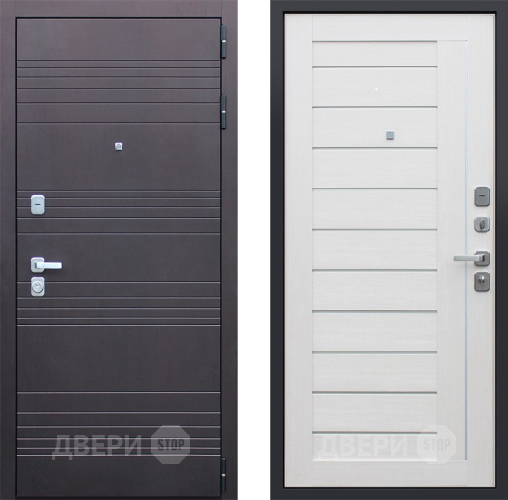 Входная металлическая Дверь АСД Дуэт Лиственница белая в Зарайске