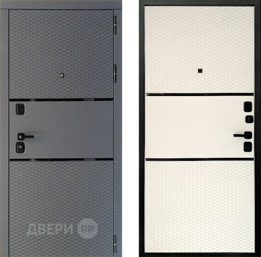 Входная металлическая Дверь (Дверной Континент) Диамант Софт айс в Зарайске