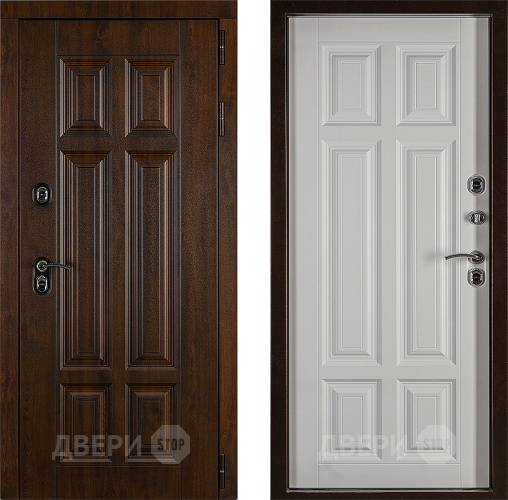 Дверь Заводская Урал ПП Лайт 3К Вайт (с терморазрывом) в Зарайске