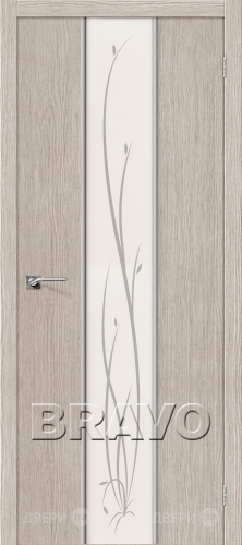 Межкомнатная дверь Глейс-2 Twig (3D Cappuccino) в Зарайске