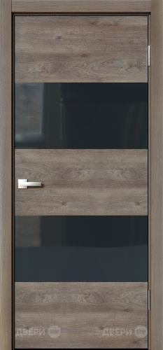 Межкомнатная дверь N02 эдисон коричневый в Зарайске