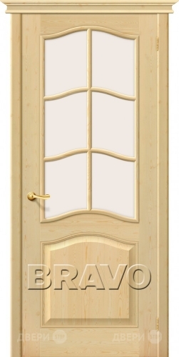 Межкомнатная дверь со стеклом М7 (Без отделки) в Зарайске