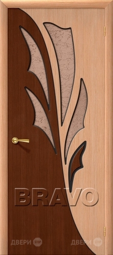 Межкомнатная дверь со стеклом Дуэт (Дуб) в Зарайске