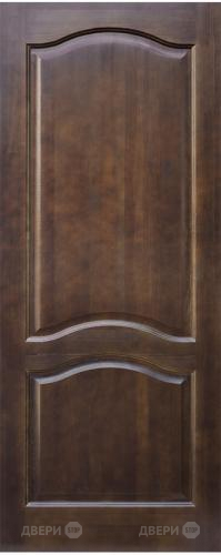 Межкомнатная дверь 7-ПГ темный лак в Зарайске