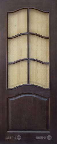 Межкомнатная дверь 7-ПО темный лак в Зарайске