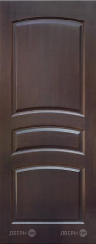 Межкомнатная дверь 16-ПГ темный лак в Зарайске