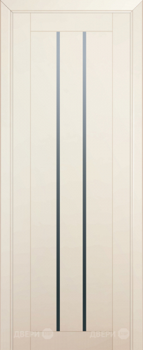 Межкомнатная дверь ProfilDoors 49U магнолия-сатинат (графит) в Зарайске