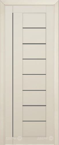 Межкомнатная дверь ProfilDoors 17U магнолия сатинат (графит) в Зарайске