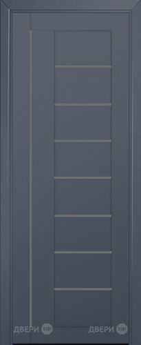 Межкомнатная дверь ProfilDoors 17U антрацит (графит) в Зарайске