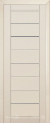 Межкомнатная дверь ProfilDoors 71U магнолия сатинат (графит) в Зарайске