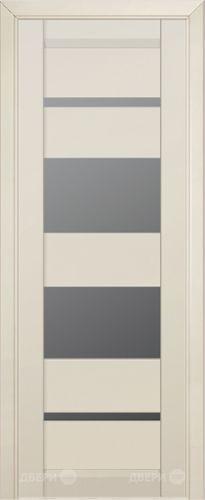 Межкомнатная дверь ProfilDoors 72U магнолия сатинат (графит) в Зарайске