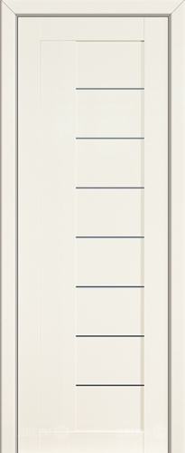 Межкомнатная дверь ProfilDoors 17L магнолия люкс (графит) в Зарайске