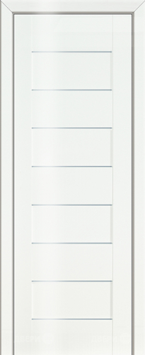 Межкомнатная дверь ProfilDoors 45L белый люкс (графит) в Зарайске