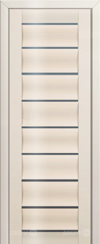 Межкомнатная дверь ProfilDoors 76L магнолия люкс (графит) в Зарайске