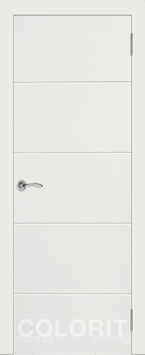 Межкомнатная дверь Граффити 2 ПГ белая эмаль в Зарайске