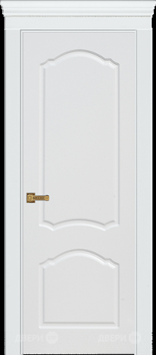 Межкомнатная дверь Танго ПГ белая эмаль в Зарайске