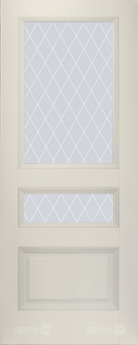 Межкомнатная дверь ProfilDoors 68U магнолия сатинат (ромб) в Зарайске