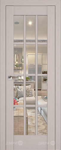 Межкомнатная дверь ProfilDoors 102X пекан белый (матовое) в Зарайске