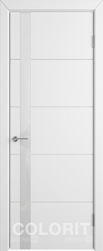 Межкомнатная дверь К4 ПО белая эмаль в Зарайске