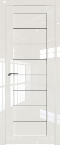 Межкомнатная дверь ProfilDoors 71L Магнолия люкс (графит) в Зарайске