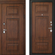 Входная металлическая Дверь (Дверной Континент) Порта Темный орех в Зарайске