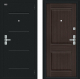 Входная металлическая Дверь Bravo Нео Букле черное/Wenge Veralinga в Зарайске