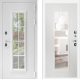 Входная металлическая Дверь Дверной Континент Тичино Белая в Зарайске