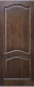 Межкомнатная дверь 7-ПГ темный лак в Зарайске