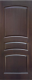 Межкомнатная дверь 16-ПГ темный лак в Зарайске