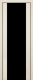 Межкомнатная дверь ProfilDoors 8X эш вайт мелинга (черный триплекс) в Зарайске