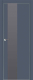 Межкомнатная дверь ProfilDoors 5E Антрацит (серебряный лак) в Зарайске