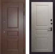 Урал ПП Термо Ral-8017Ясень белый (с терморазрывом) 960х2050 мм