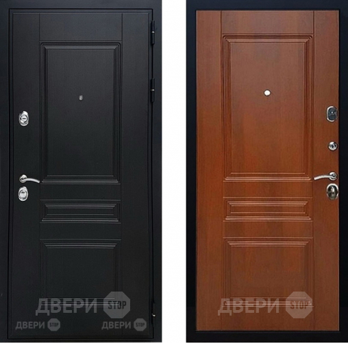 Входная металлическая Дверь Геркон (Gercon) Лондон панель МДФ Итальянский орех в Зарайске