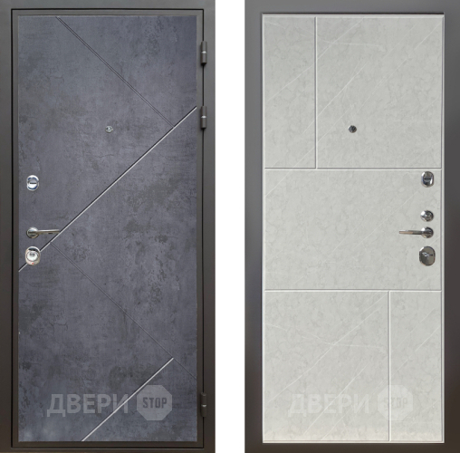 Дверь Шелтер (SHELTER) Комфорт Бетон урбан индиго 9 Гранит лава лайт в Зарайске