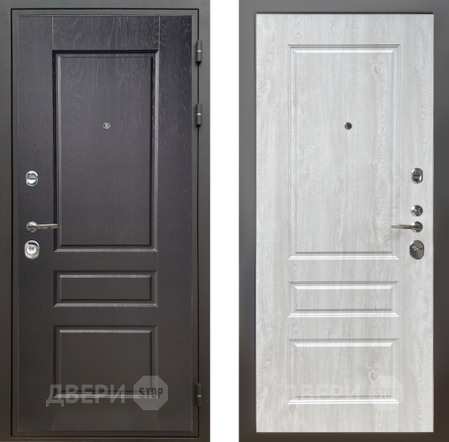 Входная металлическая Дверь Шелтер (SHELTER) Комфорт Дуб английский 2 Сосна белая в Зарайске